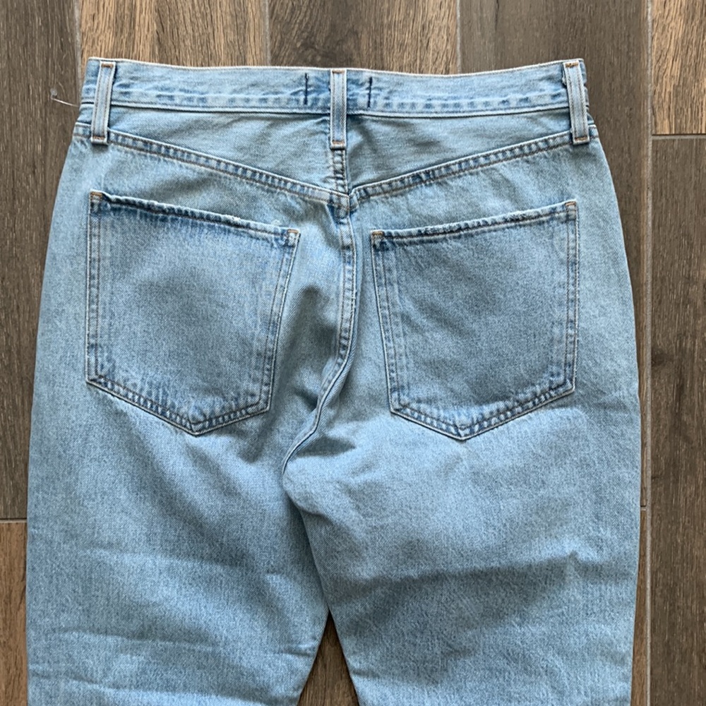 NEW Agolde Riley Ripped High Rise Jeans Size 32 - Picture 12 of 12
